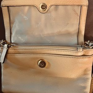 Calvin Klein clutch purse with strap